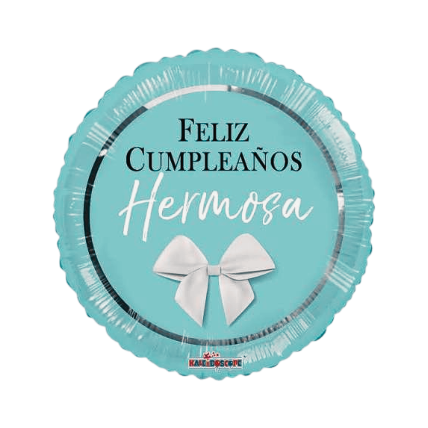 Tiffany Feliz Cumpleaños Hermosa 24in Foil Balloon (Spanish)