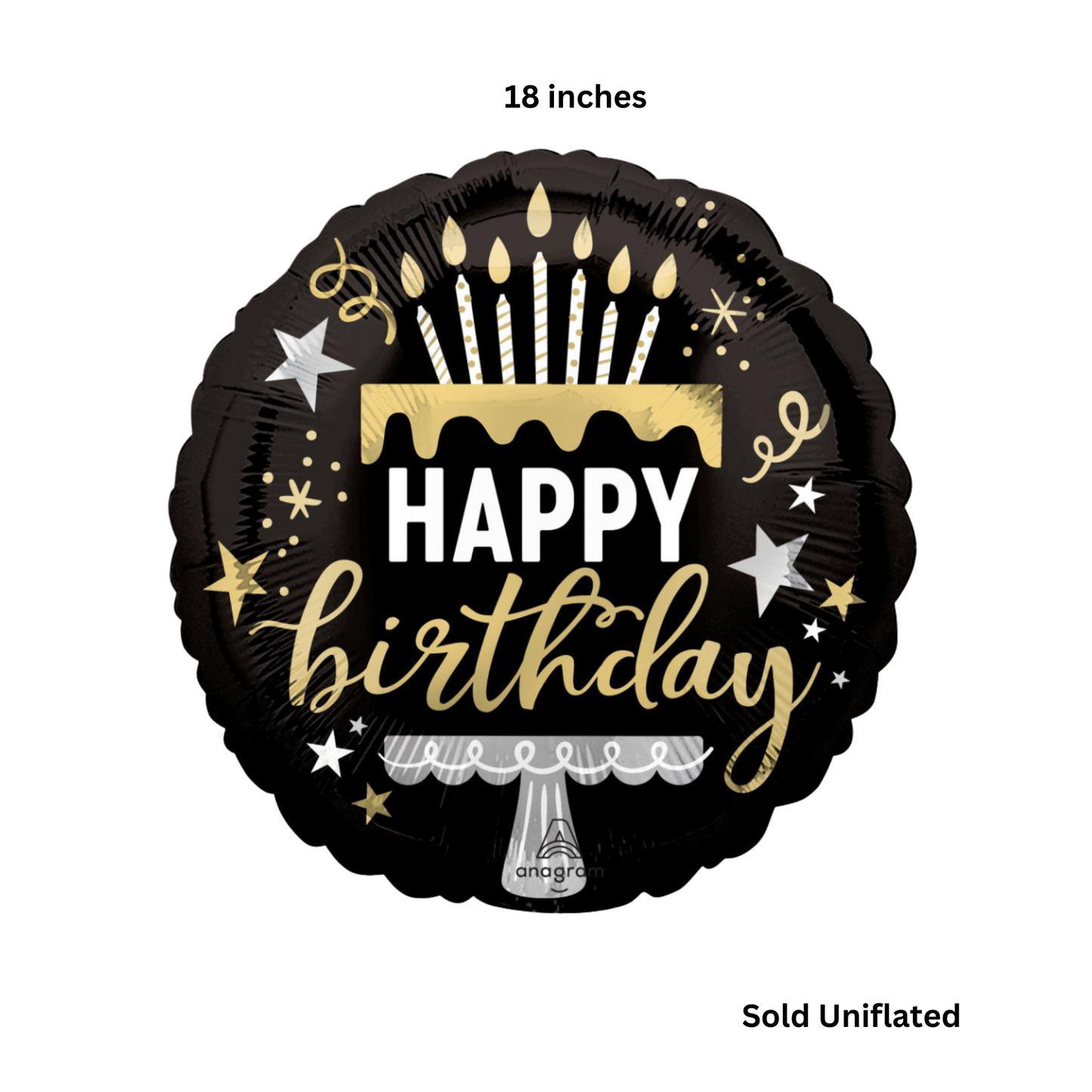 Happy Birthday Surprise Cake Balloon 18”