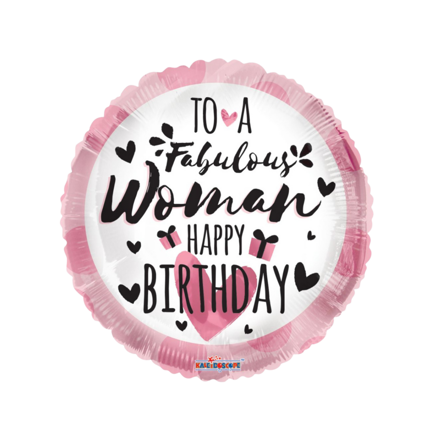 Happy Birthday To A Fabulous Woman Foil Balloon 18”