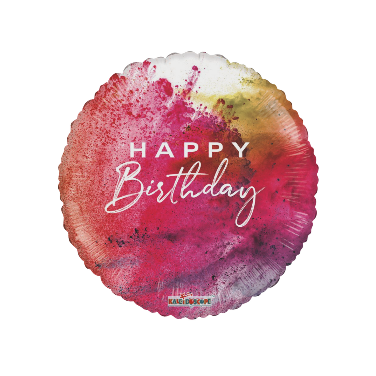 Happy Birthday Sunset Festival Balloon 18”