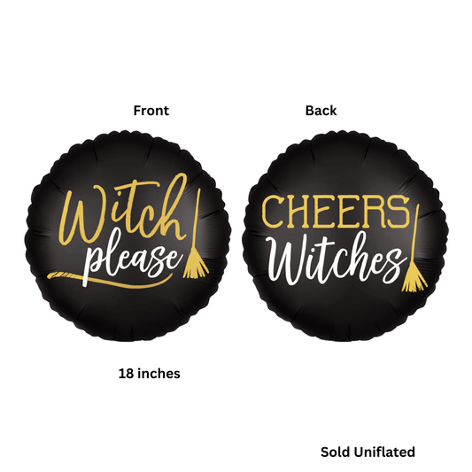 Satin Cheers Witches Halloween Balloon 18 in Anagram