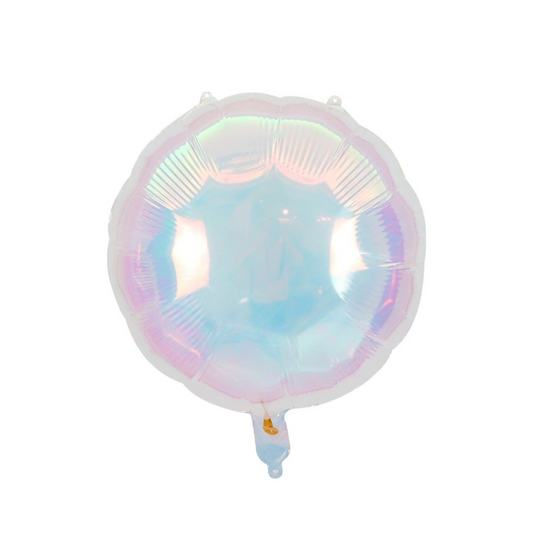 Iridescent Clear Round Balloon (Air Only) 18”