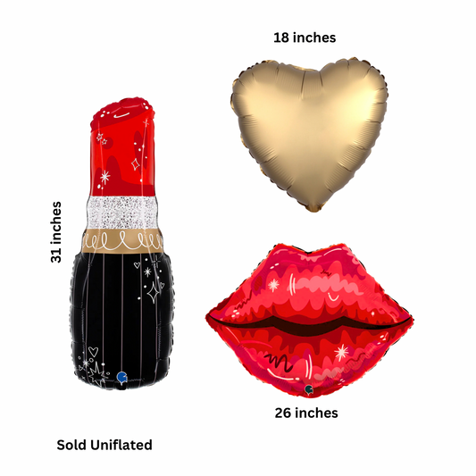 Lipstick & Love Balloon Bouquet Kit