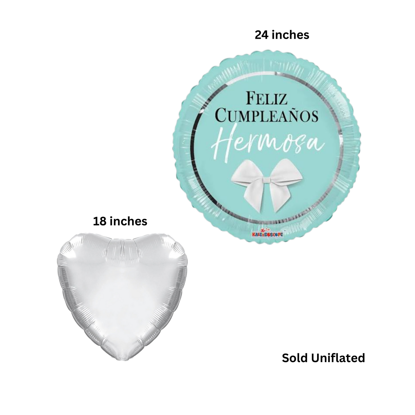 Tiffany Feliz Cumpleaños Hermosa Balloon Bouquet Kit