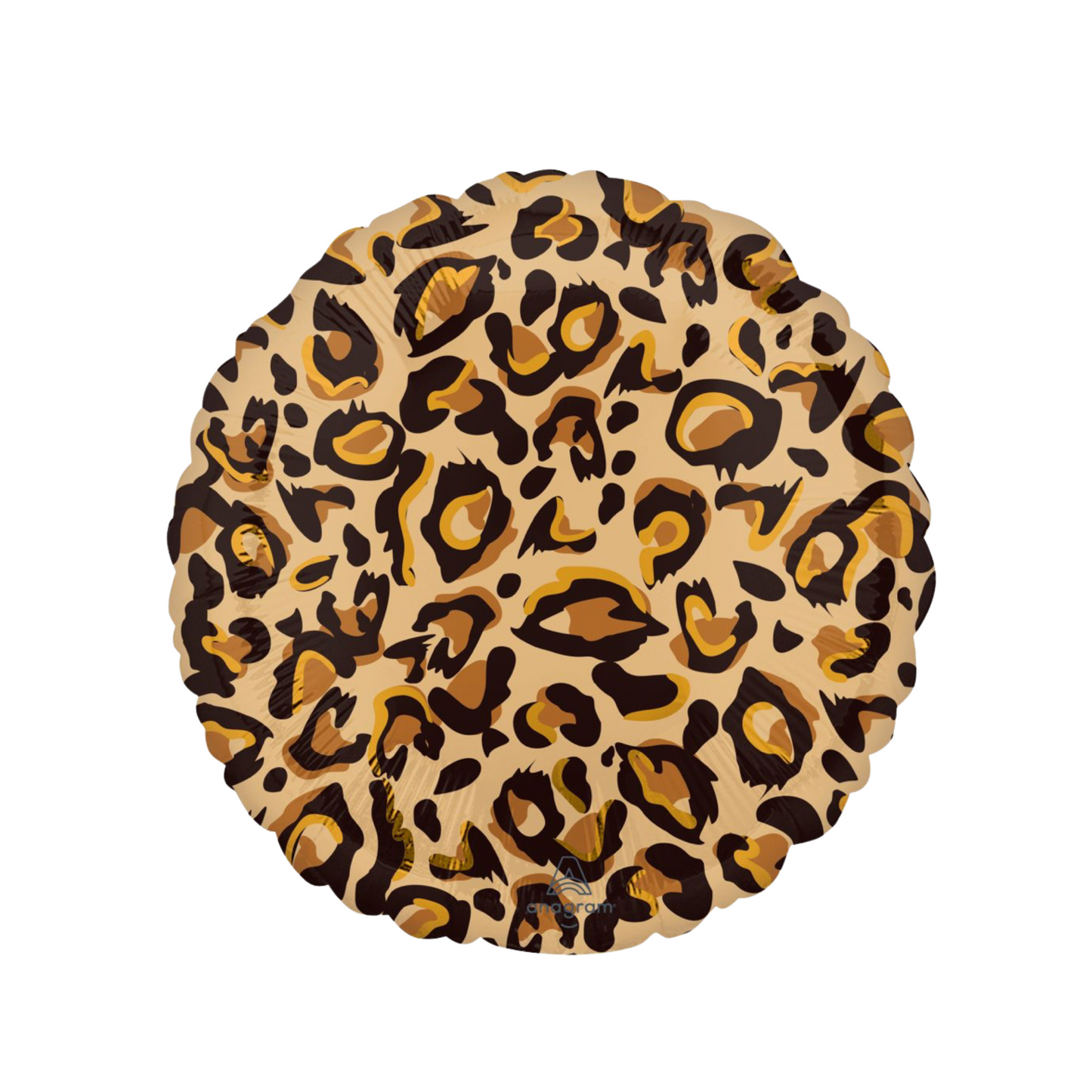Leopard Print Round 18” Anagram