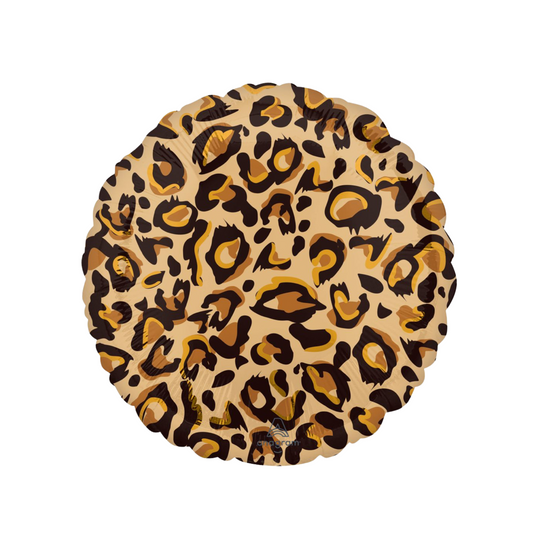 Leopard Print Round 18” Anagram